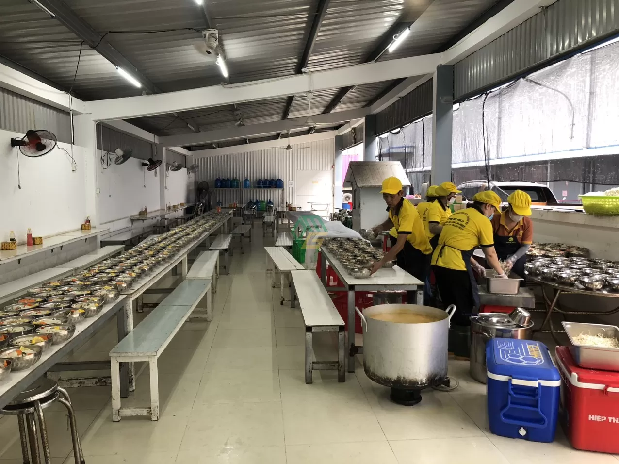 Quy trình suất ăn công nghiệp