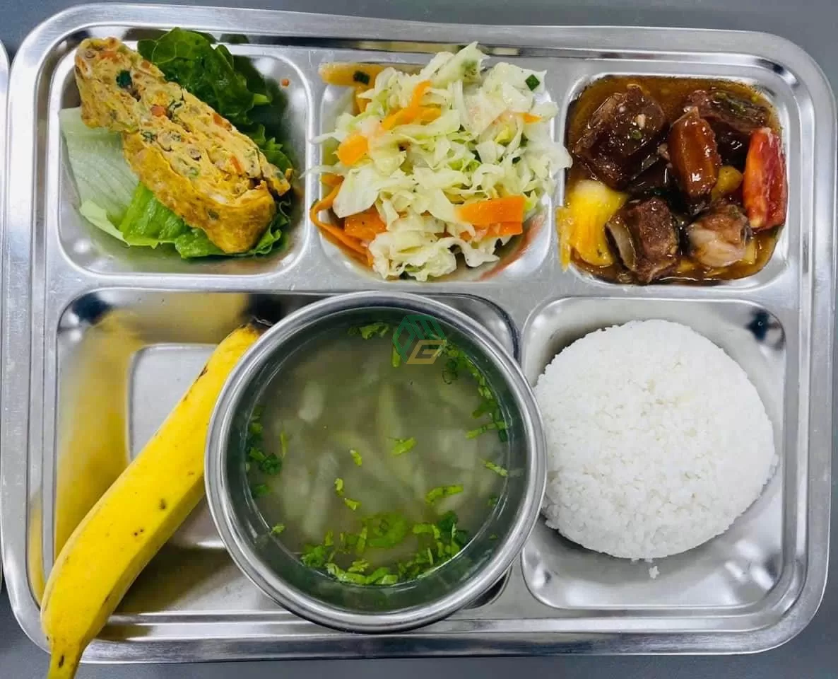 Suất ăn công nghiệp 25k tại Phú Mỹ bà Rịa