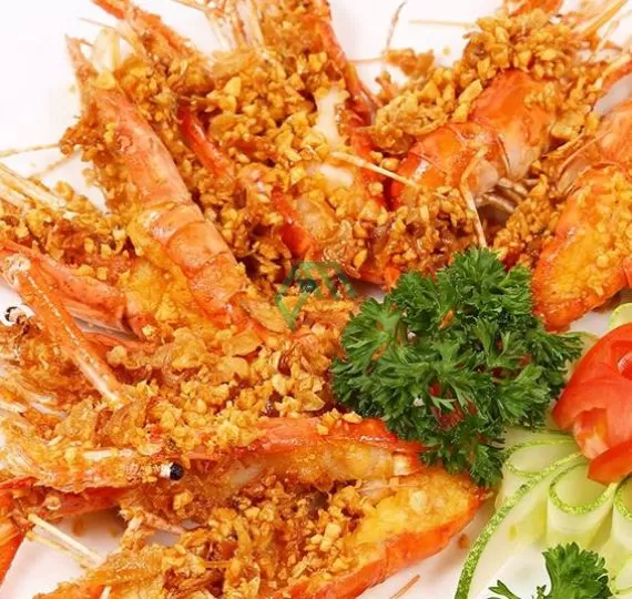 Tôm rang cháy tỏi