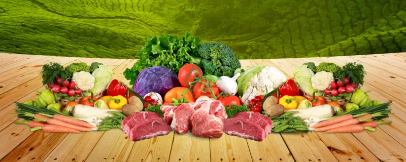 Thực phẩm tươi sống cho bếp ăn công nghiệp