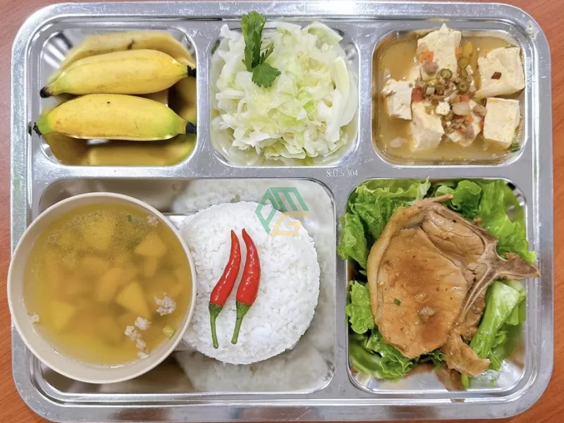 Suất ăn công nghiệp 30k tại BàRịa