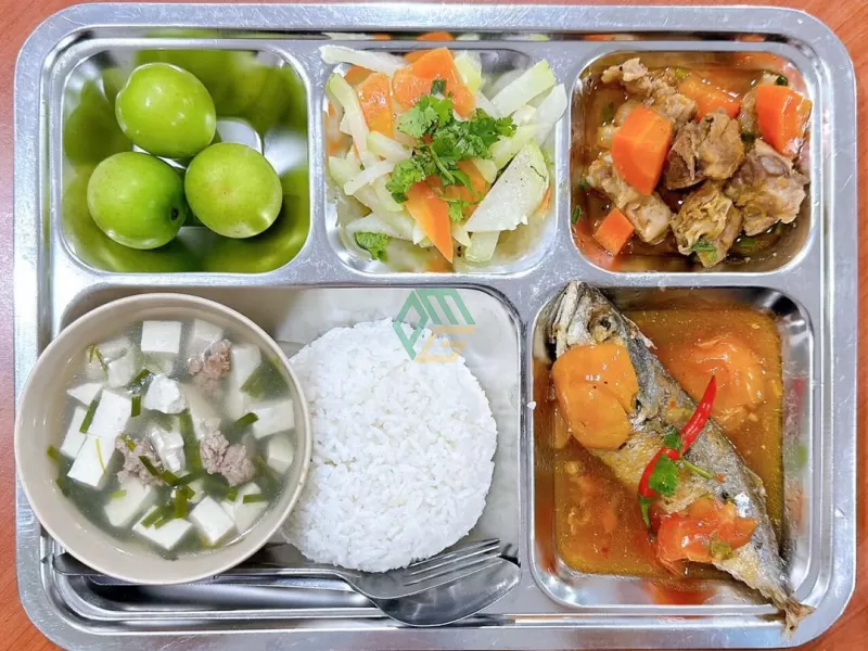 Suất ăn công nghiệp 30k Bà Rịa Vũng Tàu