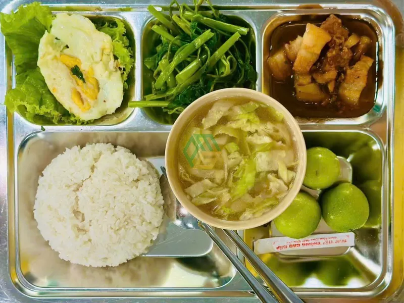 Suất ăn công nghiệp 30k Bà Rịa Vũng Tàu