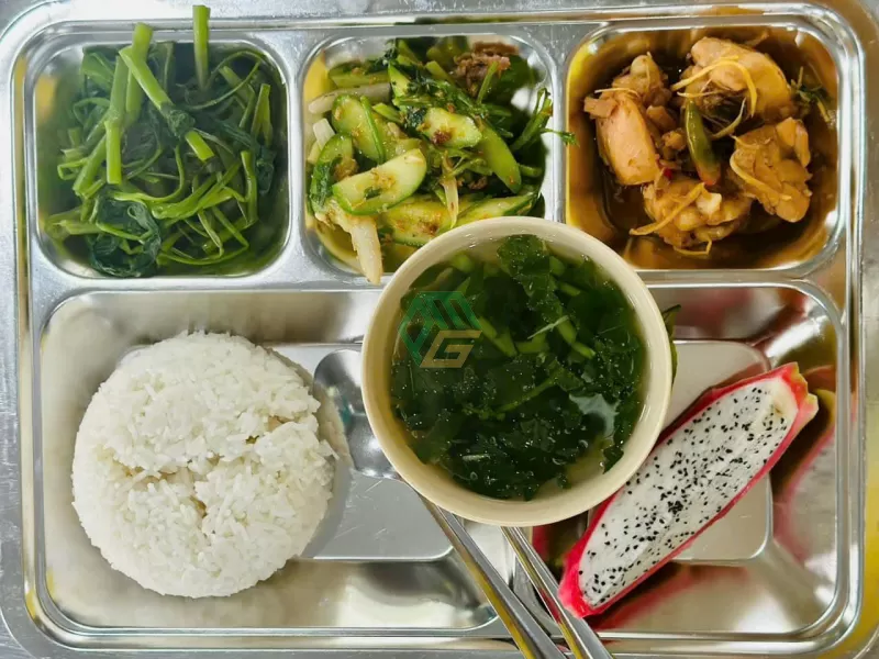 Suất ăn công nghiệp 30k Bà Rịa Vũng Tàu