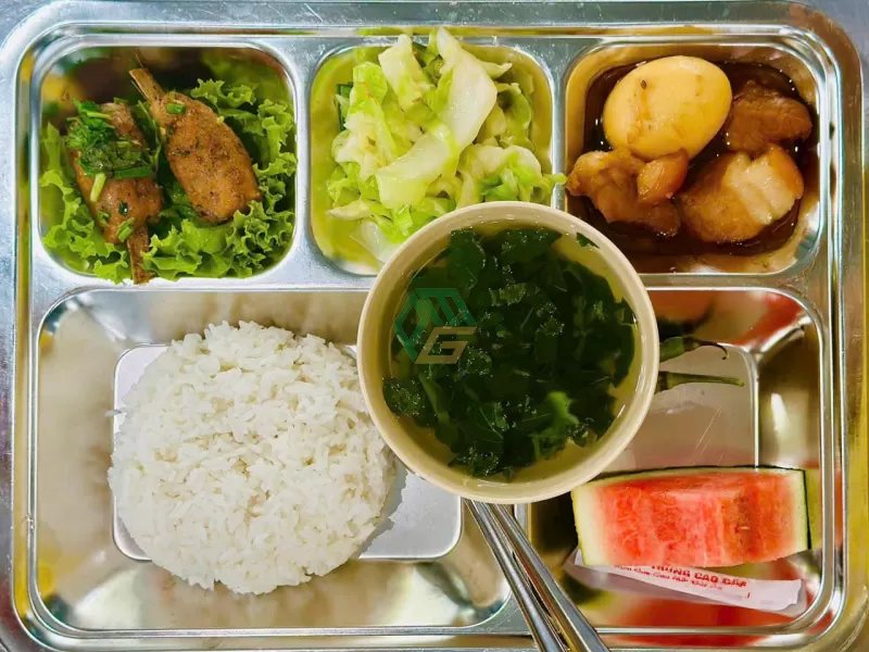 Suất ăn công nghiệp 30k Bà Rịa Vũng Tàu